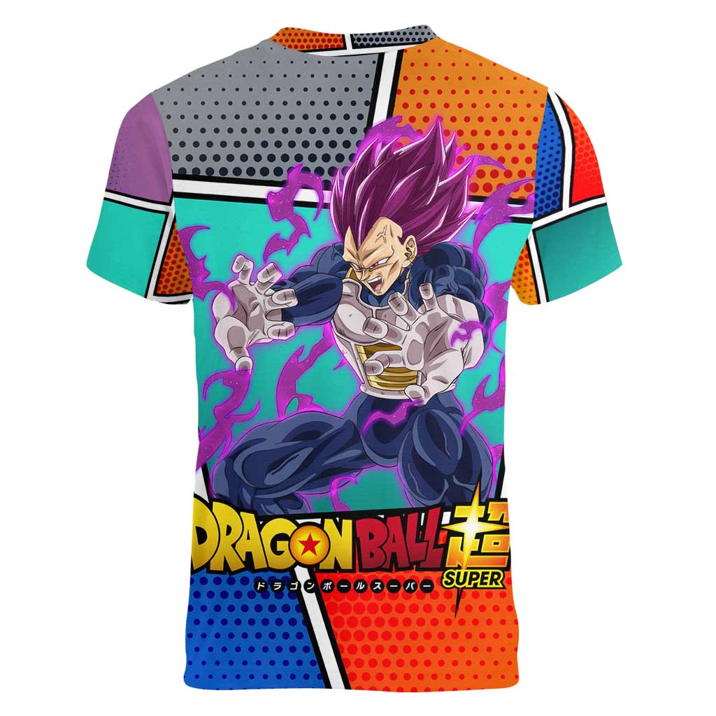 - Dragon Ball Women V-Neck T-Shirt Anime Style
