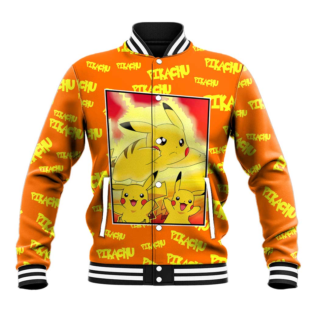 Pika Pika Chu - Pokémon Baseball Jacket Anime Style