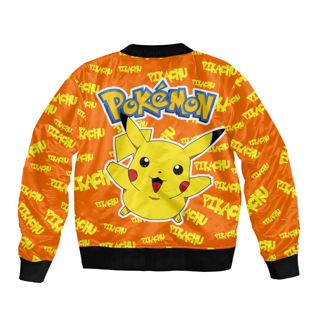 Pika Pika Chu - Pokémon Bomber Jacket Anime Style