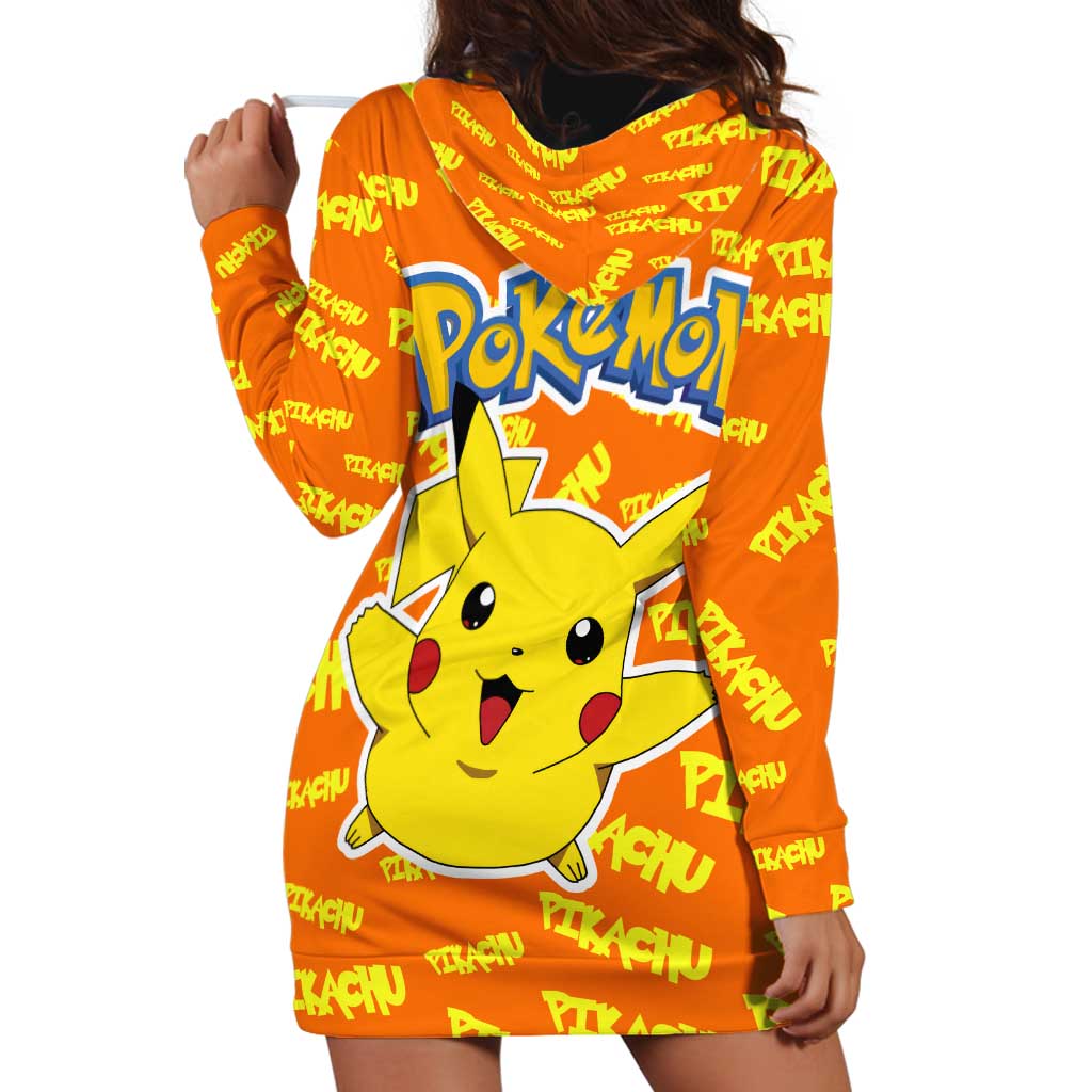 Pika Pika Chu - Pokémon Hoodie Dress Anime Style