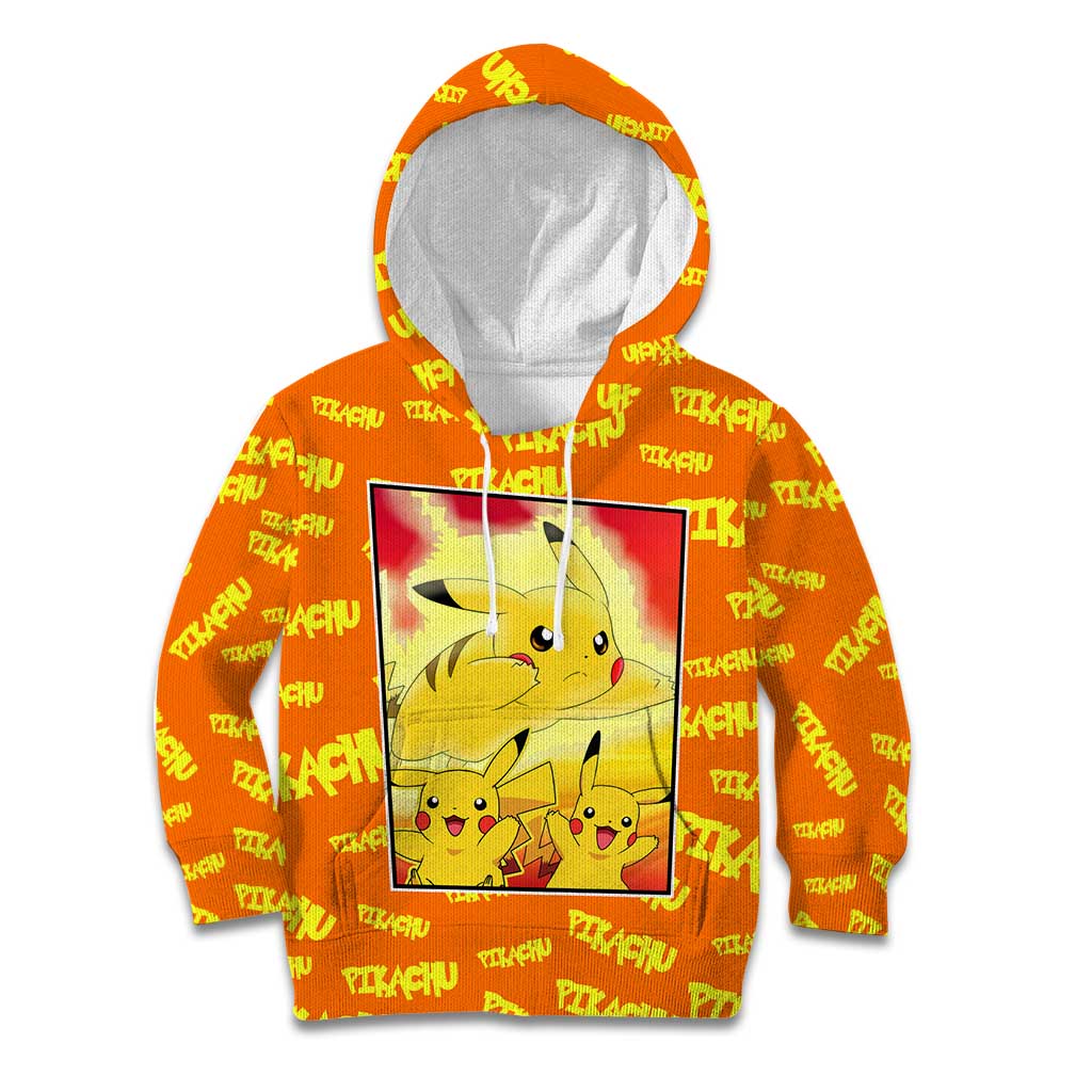 Pika Pika Chu - Pokémon Kid Hoodie Anime Style