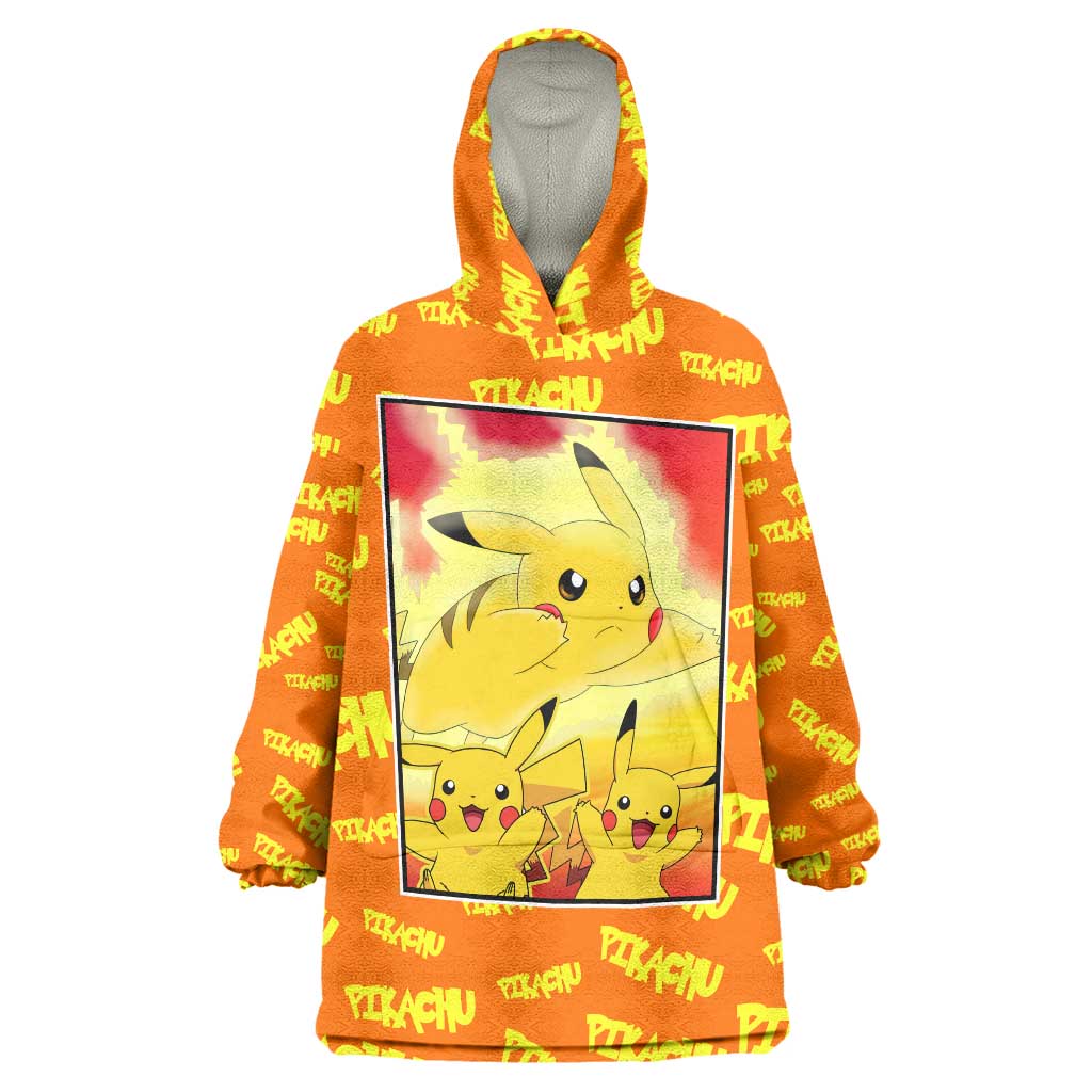 Pika Pika Chu - Pokémon Wearable Blanket Hoodie Anime Style
