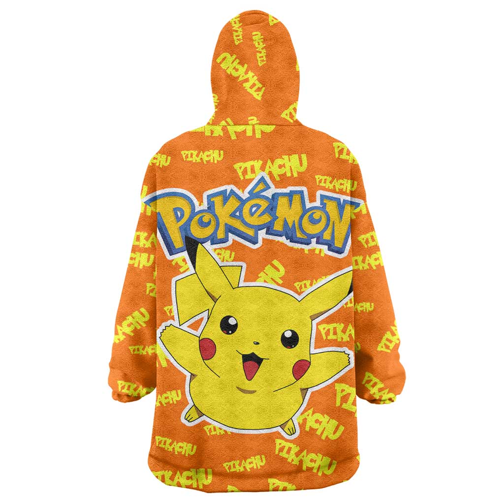 Pika Pika Chu - Pokémon Wearable Blanket Hoodie Anime Style