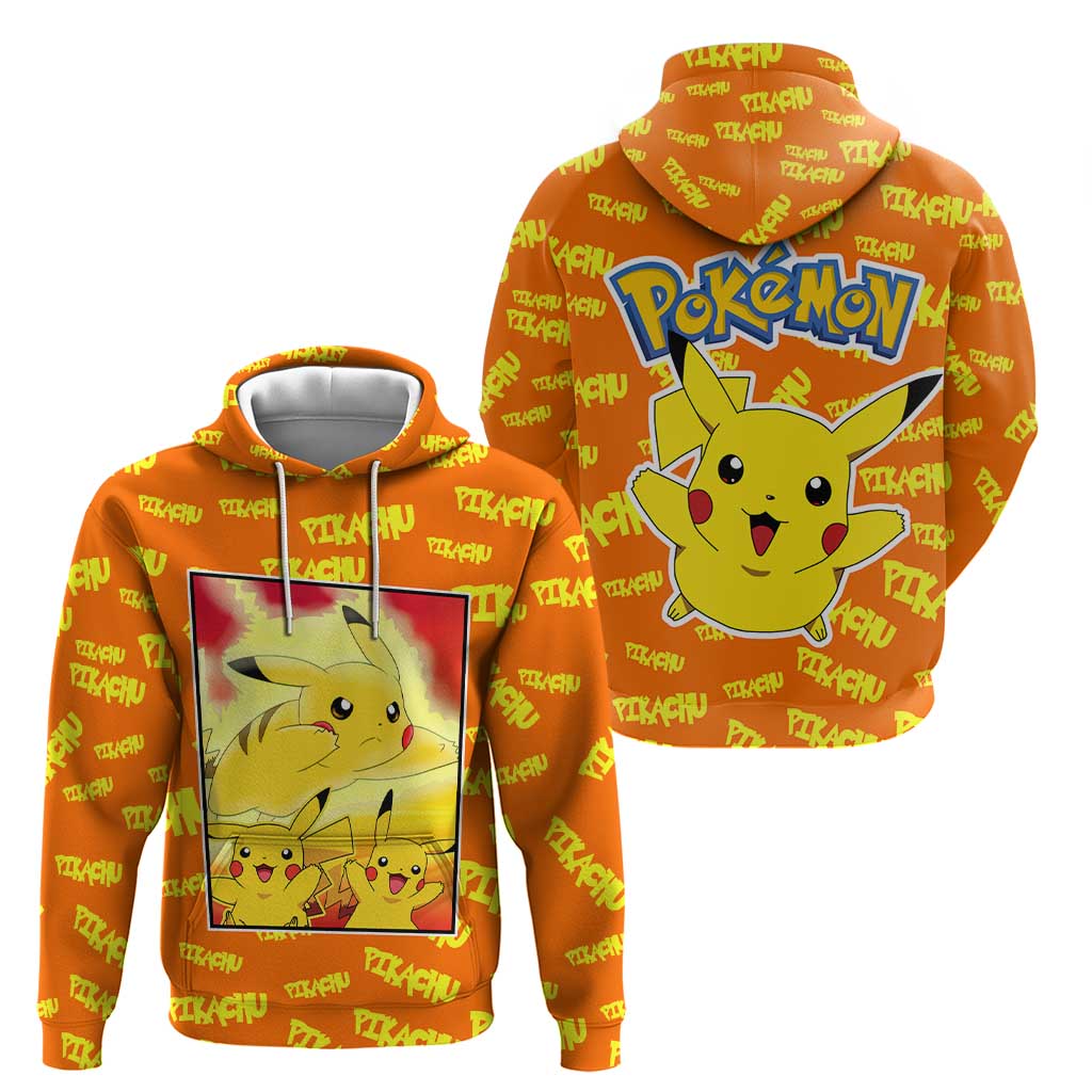 Pika Pika Chu - Pokémon Zip Hoodie Anime Style