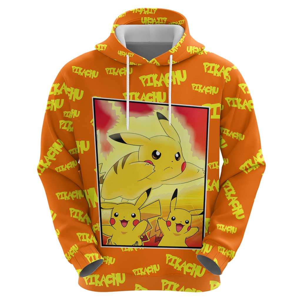 Pika Pika Chu - Pokémon Zip Hoodie Anime Style
