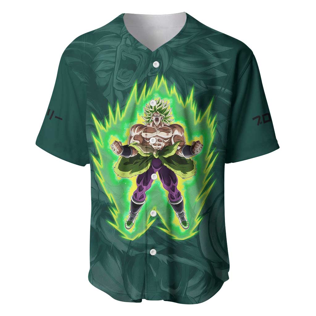 Broly - Dragon Ball Baseball Jersey Anime Style