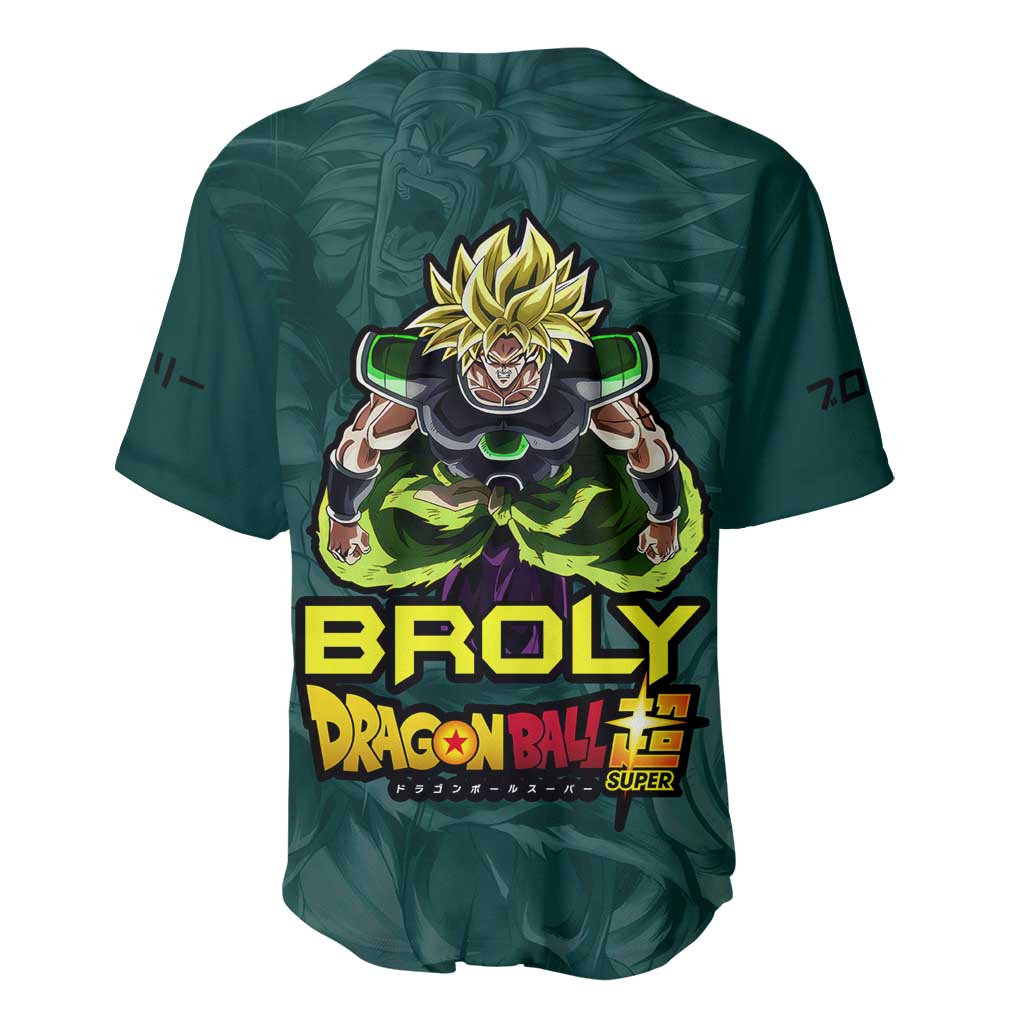 Broly - Dragon Ball Baseball Jersey Anime Style