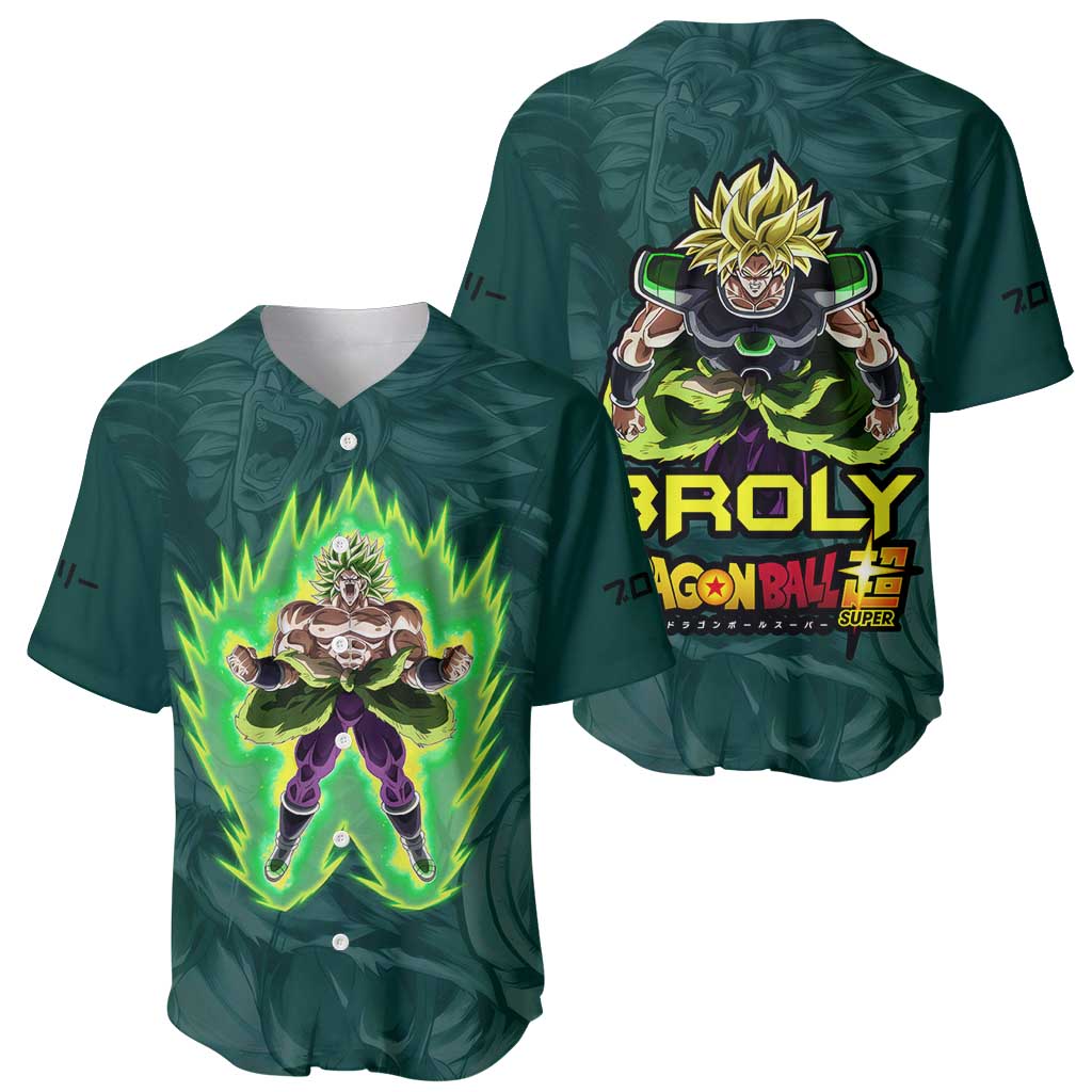 Broly - Dragon Ball Baseball Jersey Anime Style