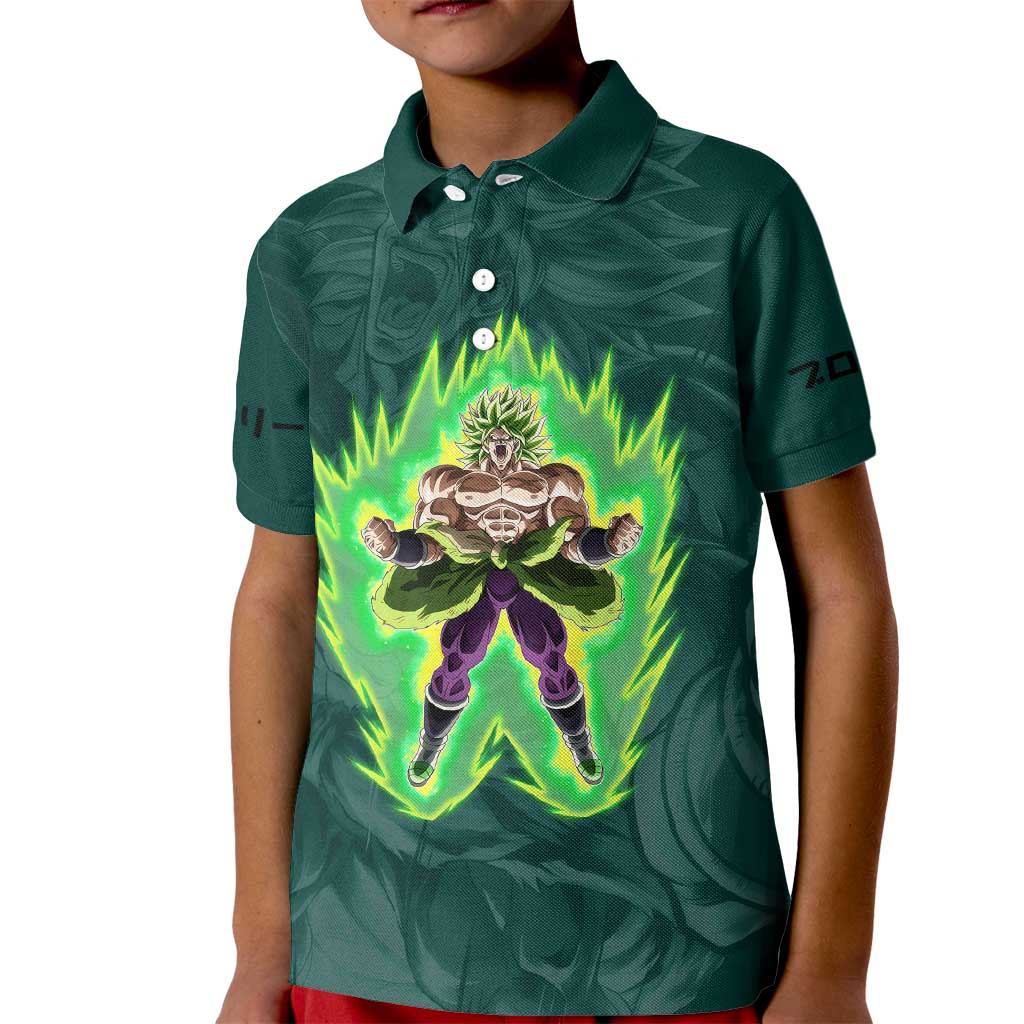Broly - Dragon Ball Kid Polo Shirt Anime Style