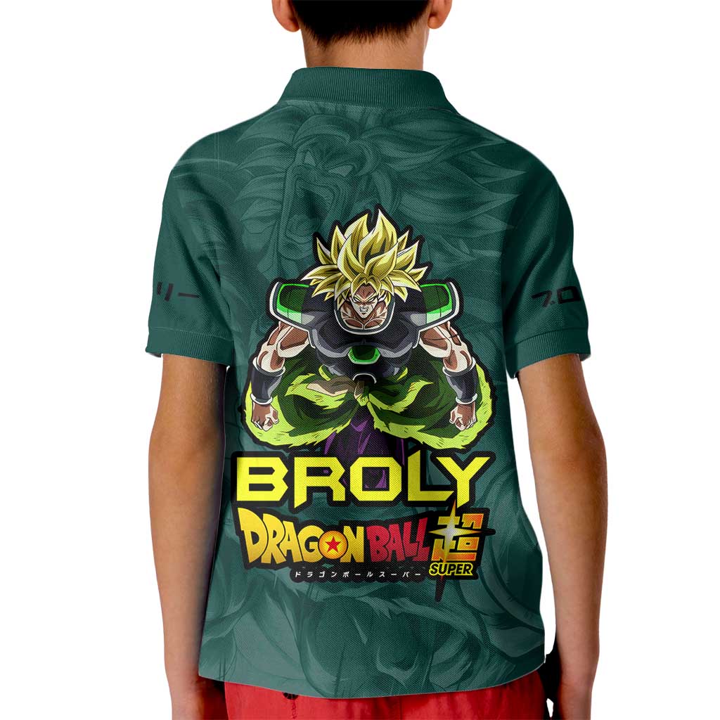 Broly - Dragon Ball Kid Polo Shirt Anime Style