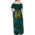 Broly - Dragon Ball Off Shoulder Maxi Dress Anime Style
