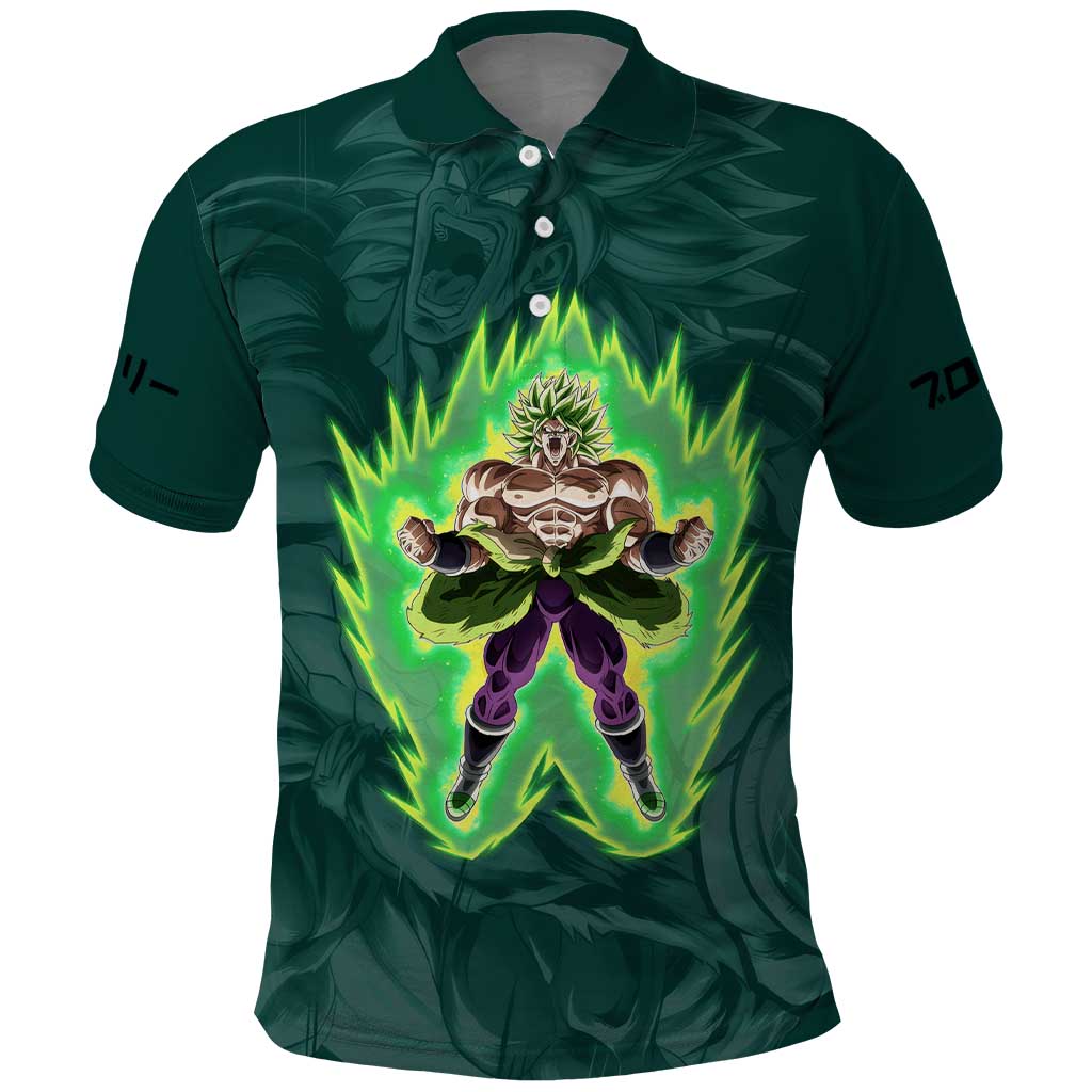 Broly - Dragon Ball Polo Shirt Anime Style