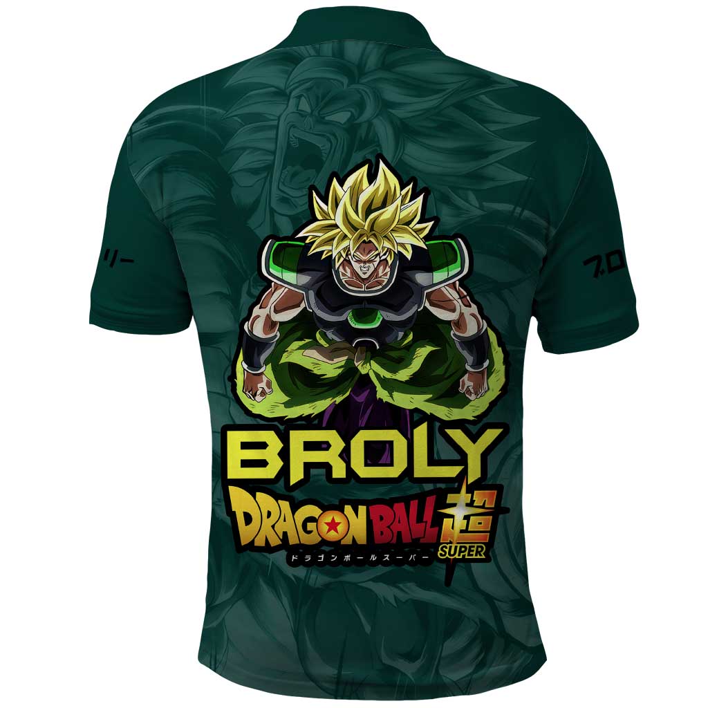 Broly - Dragon Ball Polo Shirt Anime Style