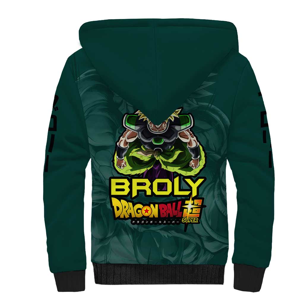 Broly - Dragon Ball Sherpa Hoodie Anime Style