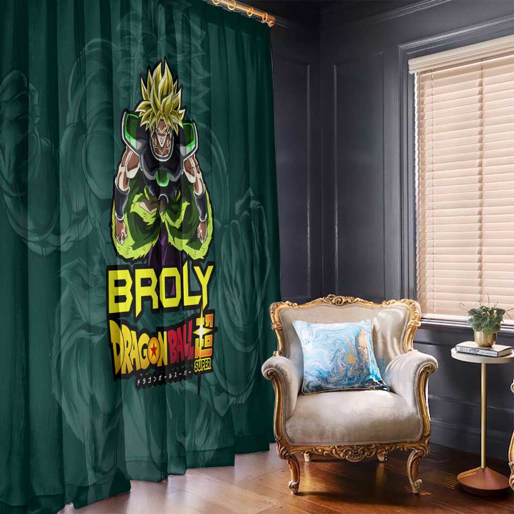 Broly - Dragon Ball Window Curtain Anime Style