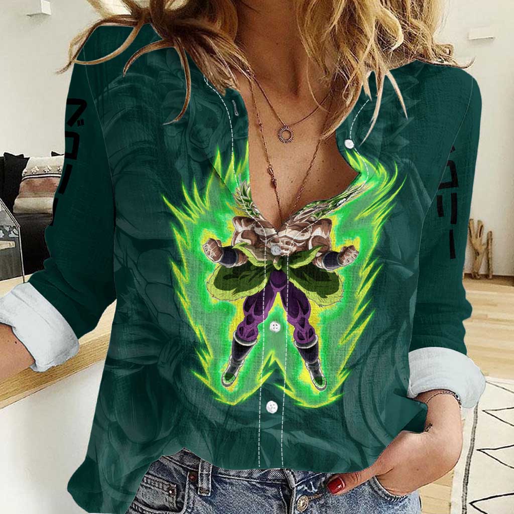 Broly - Dragon Ball Women Casual Shirt Anime Style