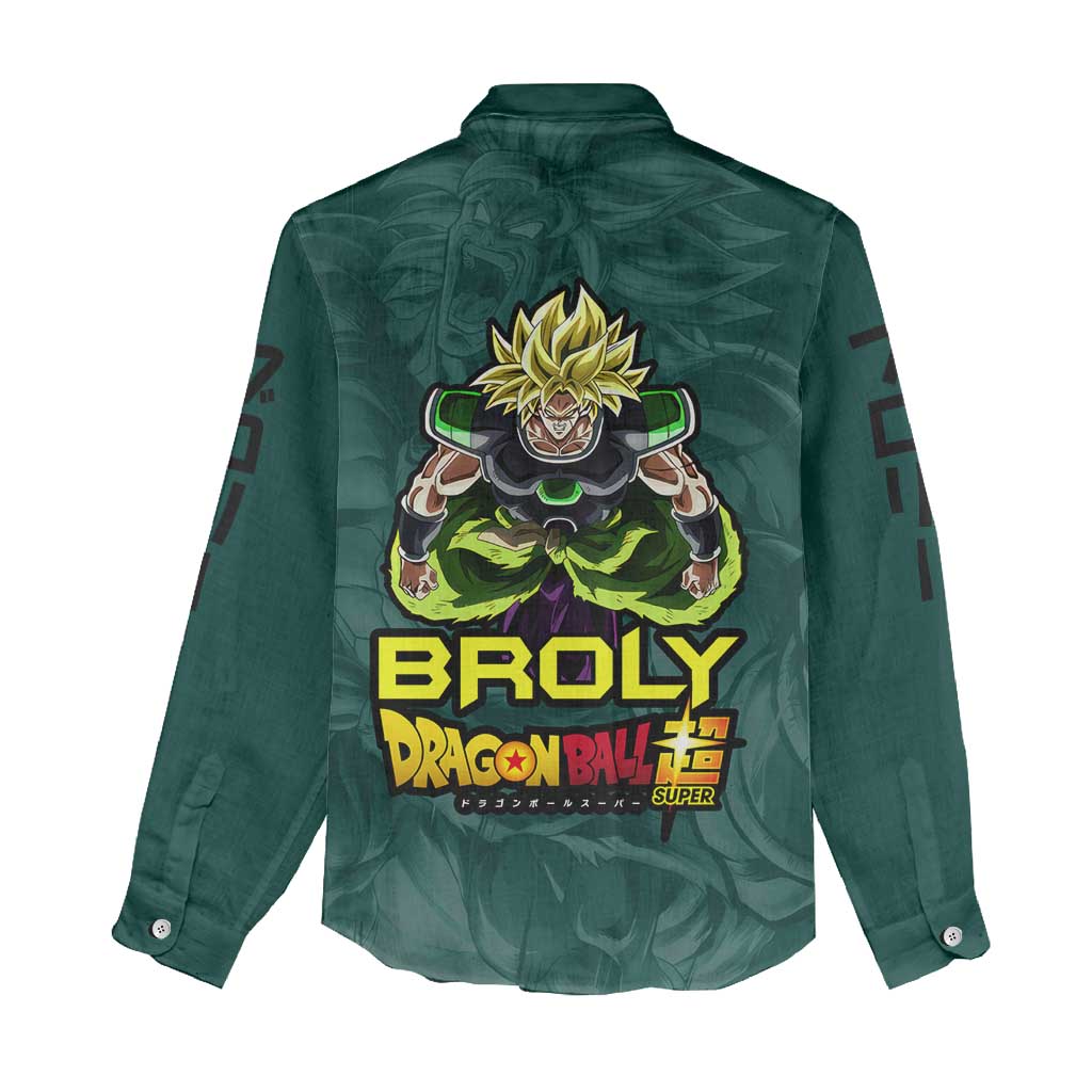 Broly - Dragon Ball Women Casual Shirt Anime Style