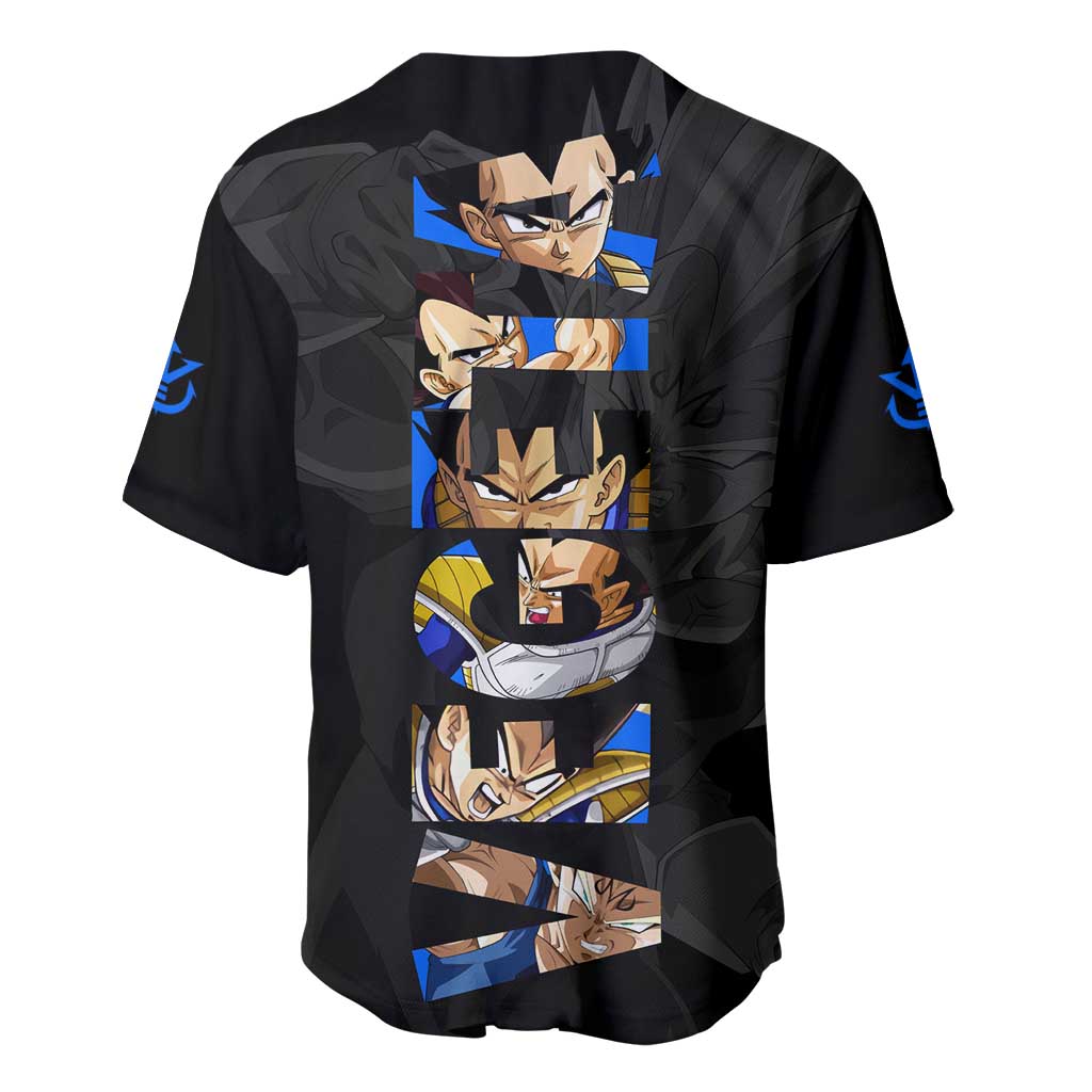 Vegeta - Dragon Ball Baseball Jersey Anime Style