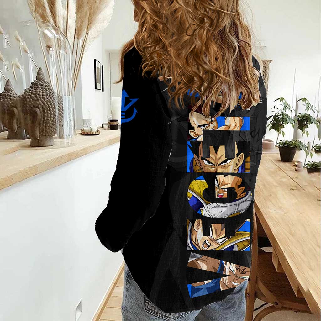 Vegeta - Dragon Ball Women Casual Shirt Anime Style