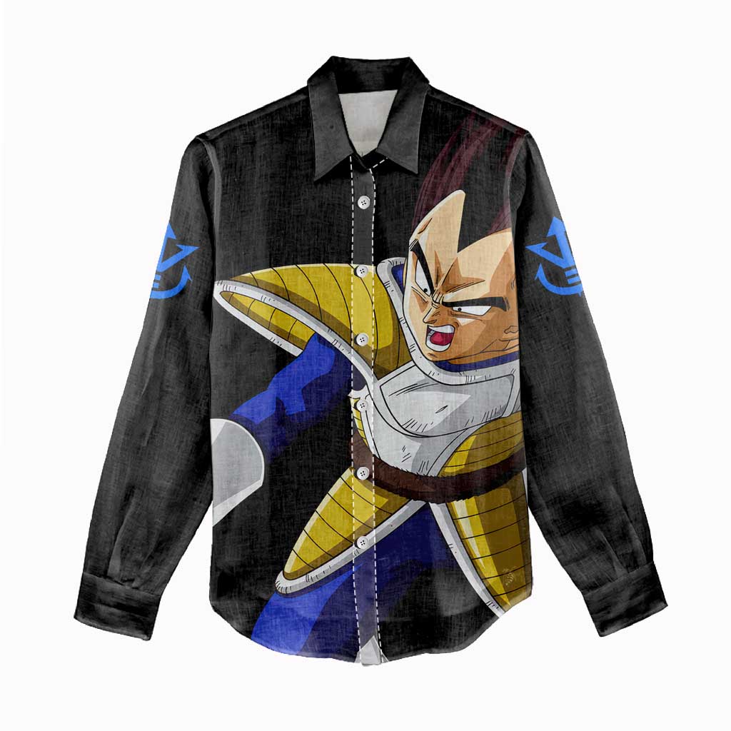 Vegeta - Dragon Ball Women Casual Shirt Anime Style