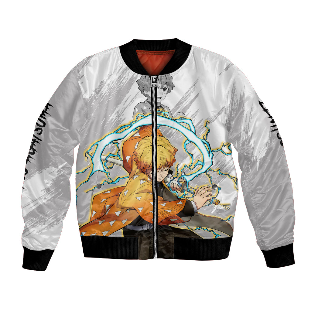 Zenitsu Bomber Jacket Demon Slayer