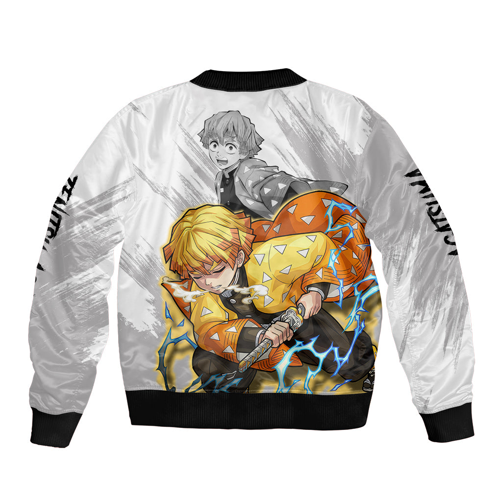Zenitsu Bomber Jacket Demon Slayer