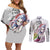 Daki Couples Matching Off Shoulder Short Dress and Long Sleeve Button Shirt Demon Slayer