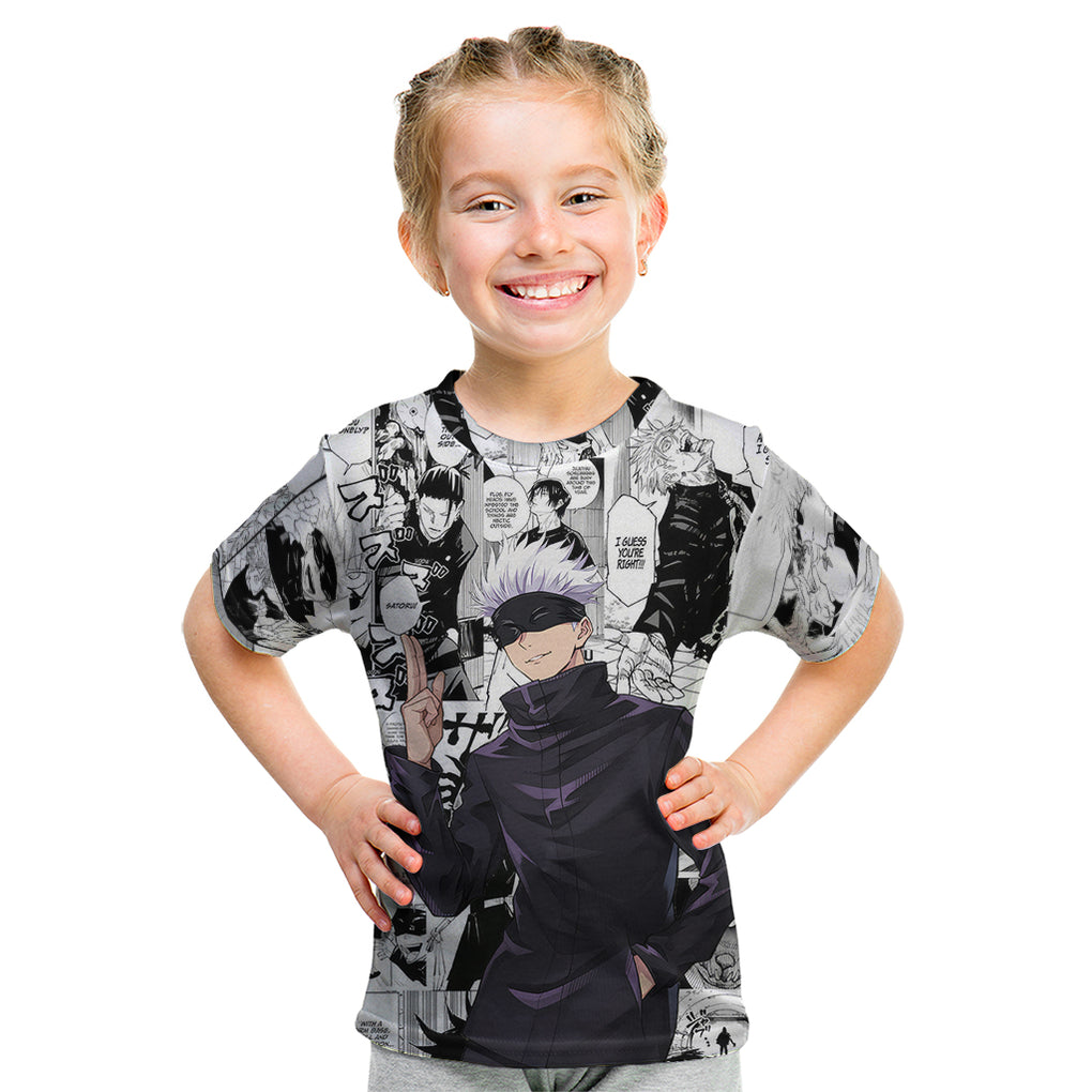 Satoru Gojo  - Jujutsu Kaisen Kid T Shirt Mix Manga Shirts