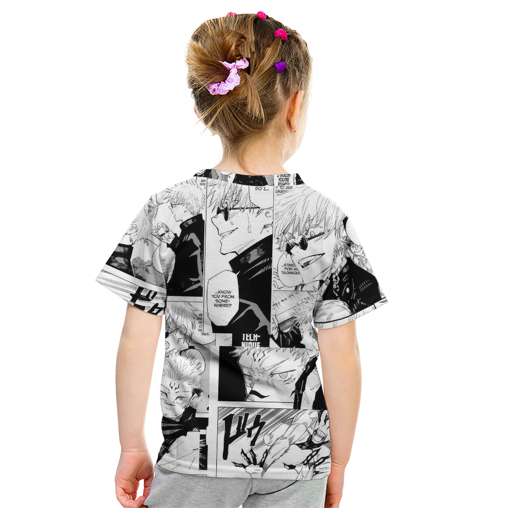 Satoru Gojo  - Jujutsu Kaisen Kid T Shirt Mix Manga Shirts