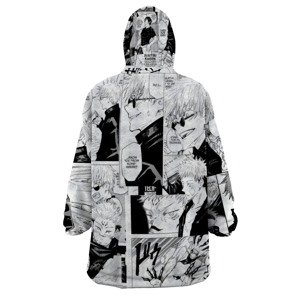 Satoru Gojo  - Jujutsu Kaisen Wearable Blanket Hoodie Mix Manga Shirts