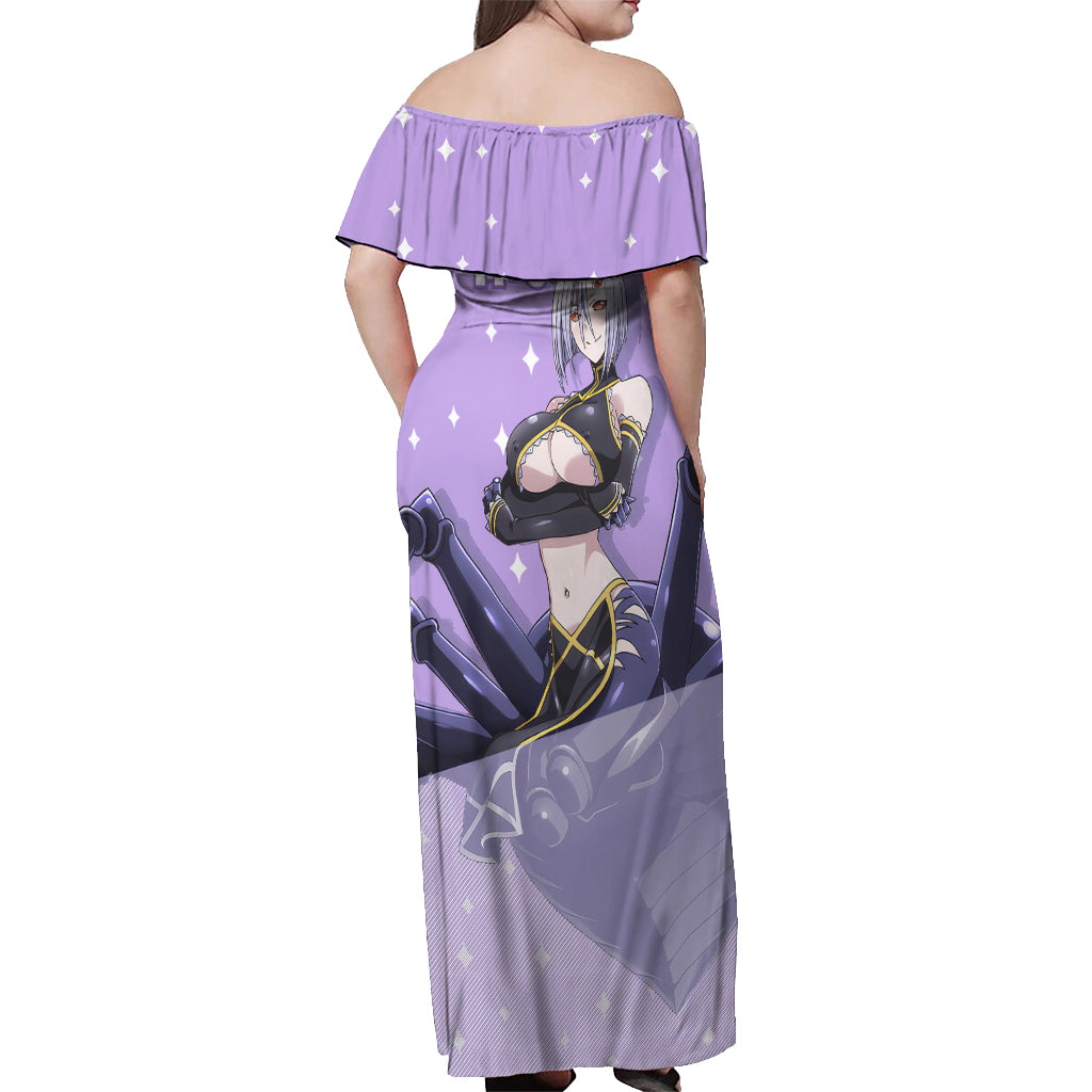 Rachnera Arachnera Off Shoulder Maxi Dress Monster Musume