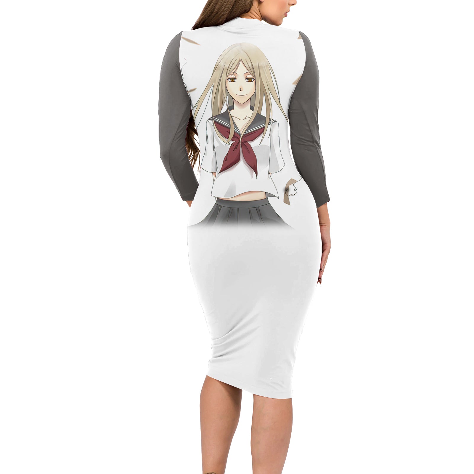 Reiko Natsume Long Sleeve Bodycon Dress Natsume Yuujin Chou