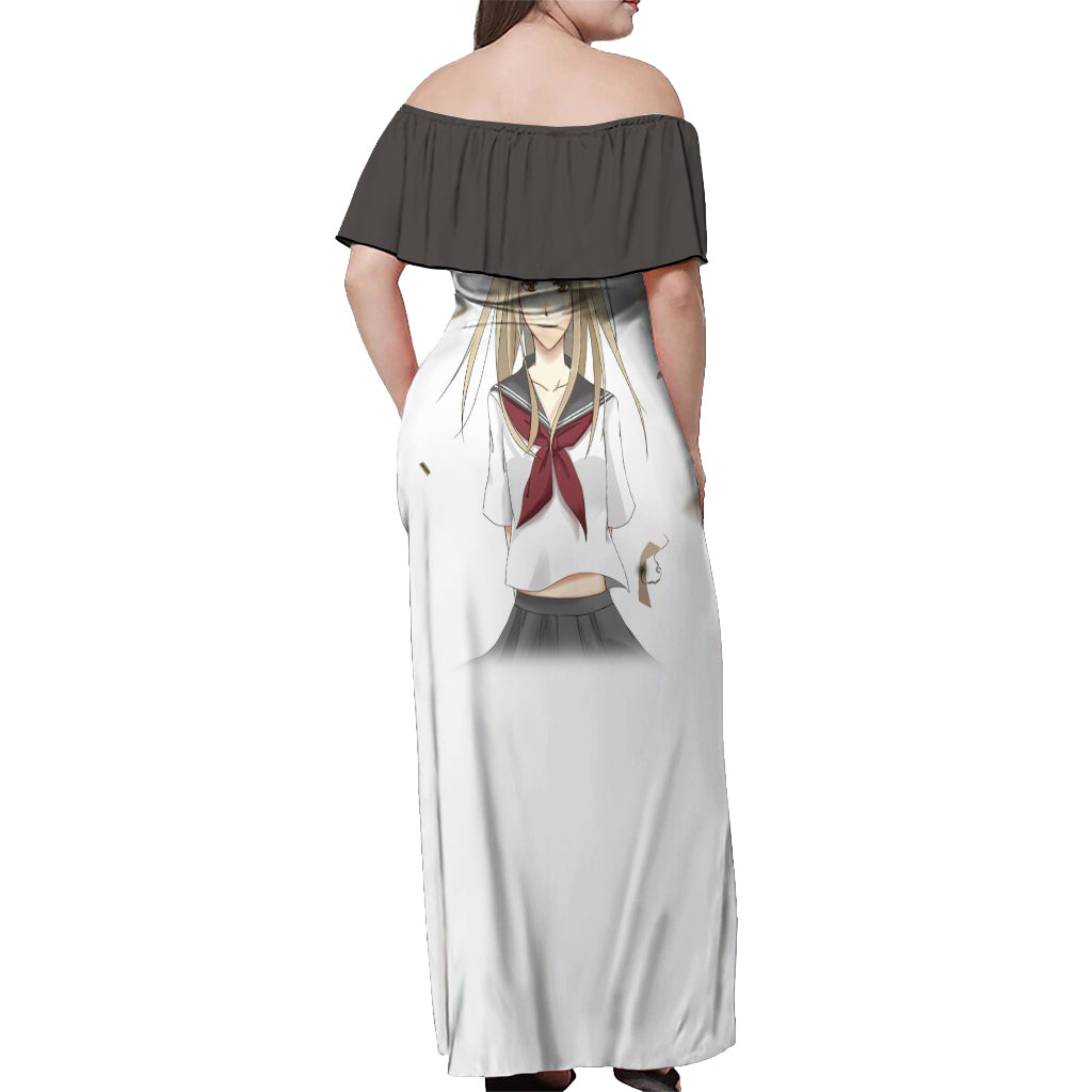Reiko Natsume Off Shoulder Maxi Dress Natsume Yuujin Chou