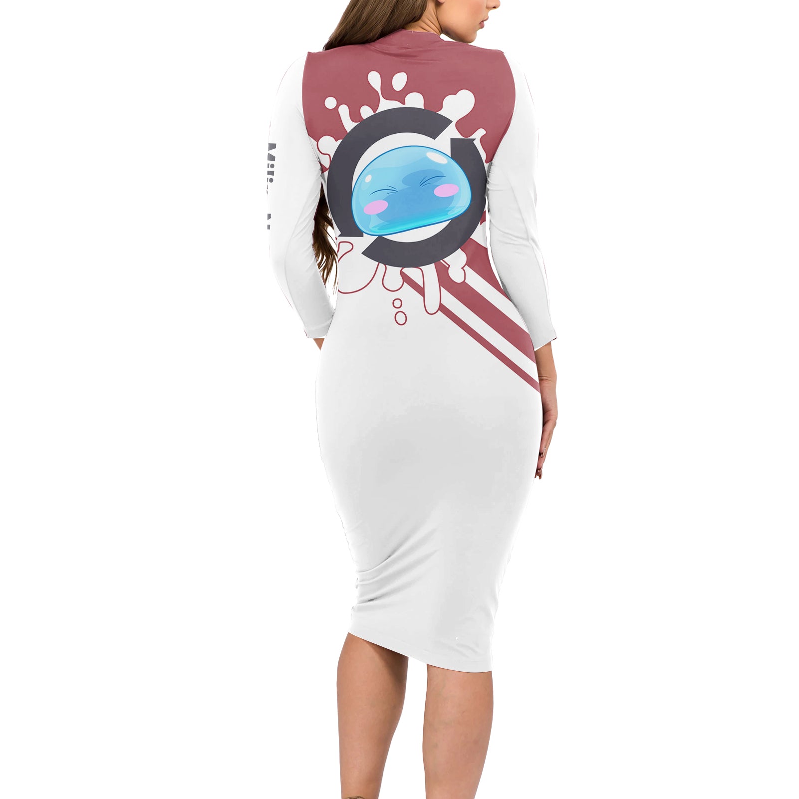 Demon Lord Milim Nava Long Sleeve Bodycon Dress TenSura Anime