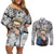 Nanami Kento Couples Matching Off Shoulder Short Dress and Long Sleeve Button Shirt Jujutsu Kaisen