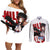 Mankanshoku Mako Couples Matching Off Shoulder Short Dress and Long Sleeve Button Shirt Kill la Kill