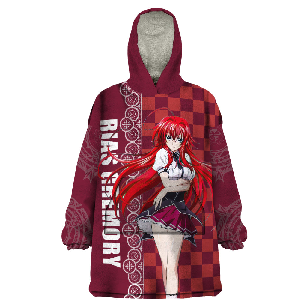 Rias Gremory Wearable Blanket Hoodie High School DxD Anime