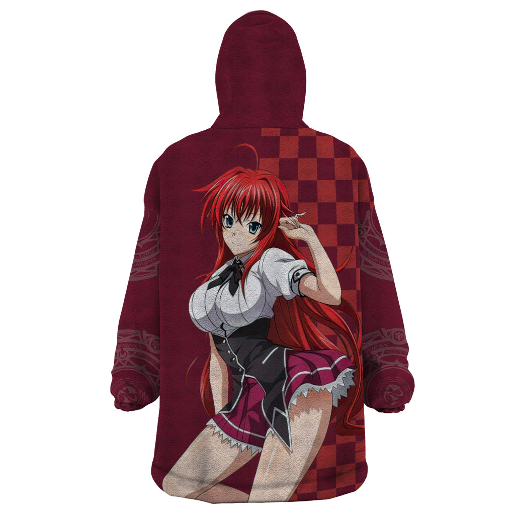 Rias Gremory Wearable Blanket Hoodie High School DxD Anime