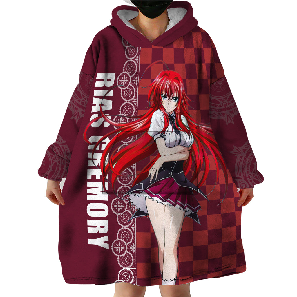 Rias Gremory Wearable Blanket Hoodie High School DxD Anime