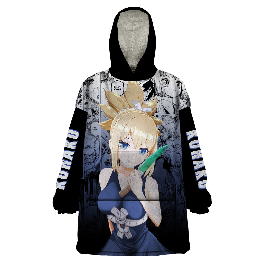 Kohaku Wearable Blanket Hoodie Dr Stone