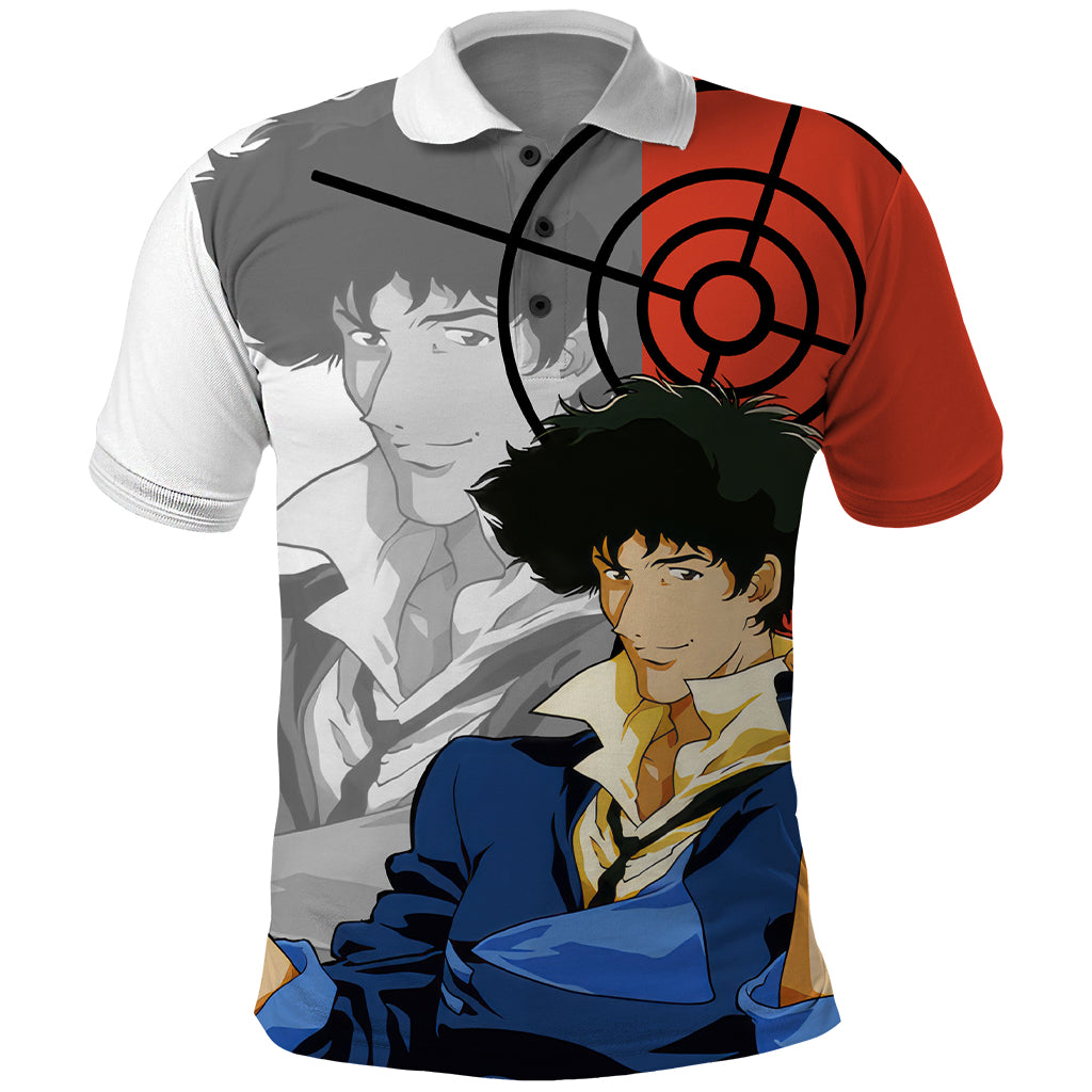 Spike Spiegel Cowboy Bebop Polo Shirt Anime Style