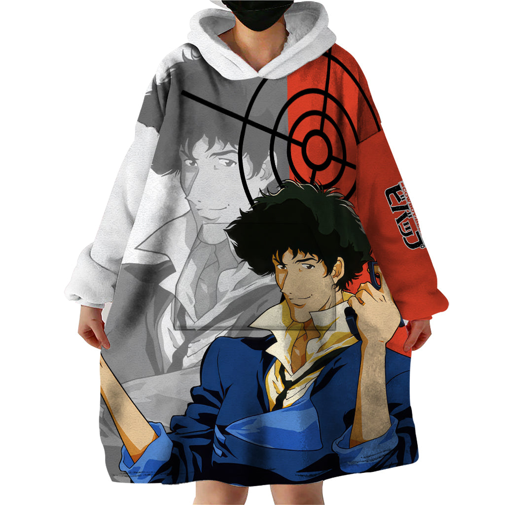Spike Spiegel Cowboy Bebop Wearable Blanket Hoodie Anime Style