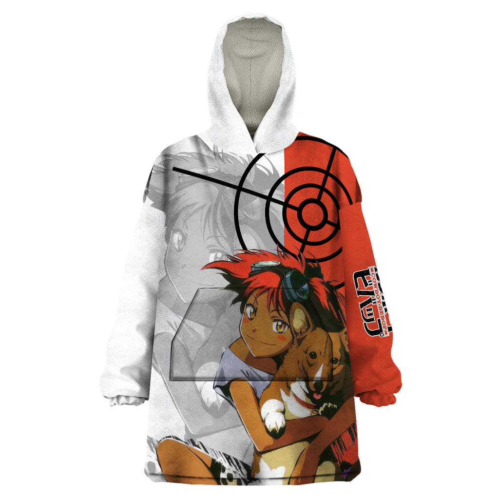 Edward Wong Hau Pepelu Tivrusky IV Cowboy Bebop Wearable Blanket Hoodie Anime Style
