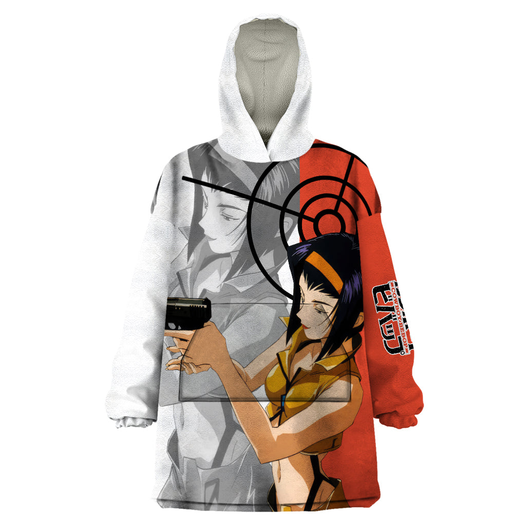 Faye Valentine Cowboy Bebop Wearable Blanket Hoodie Anime Style