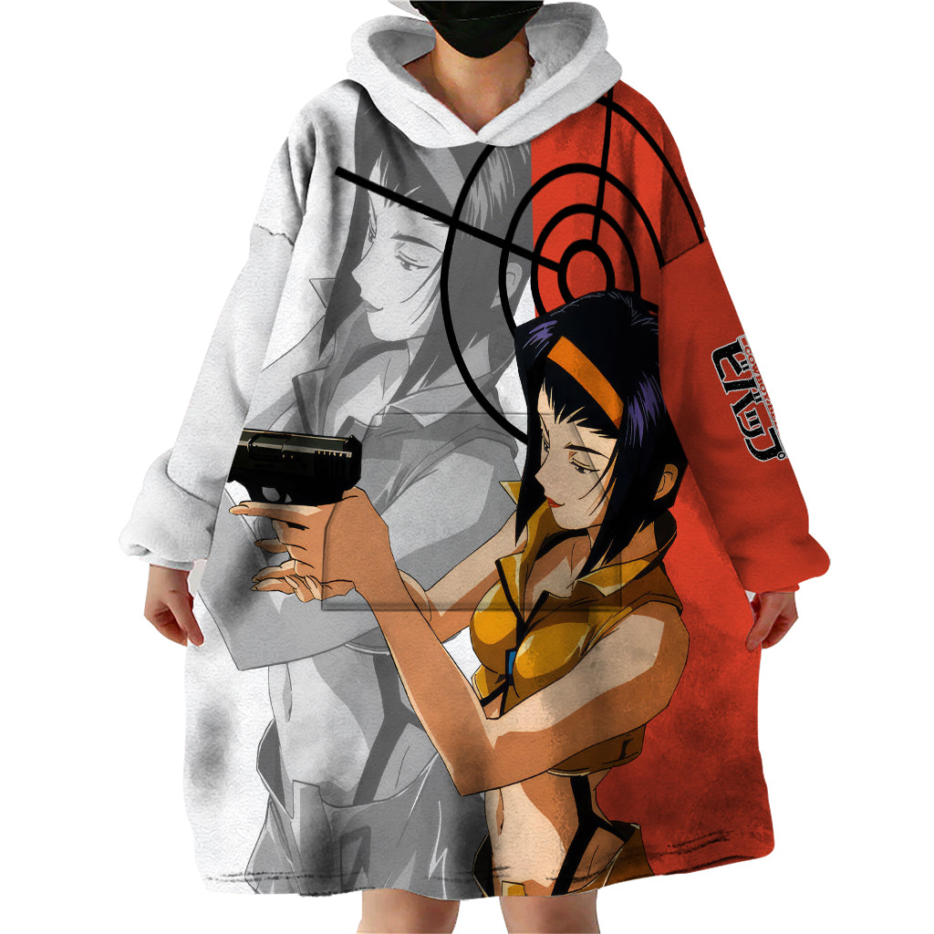 Faye Valentine Cowboy Bebop Wearable Blanket Hoodie Anime Style