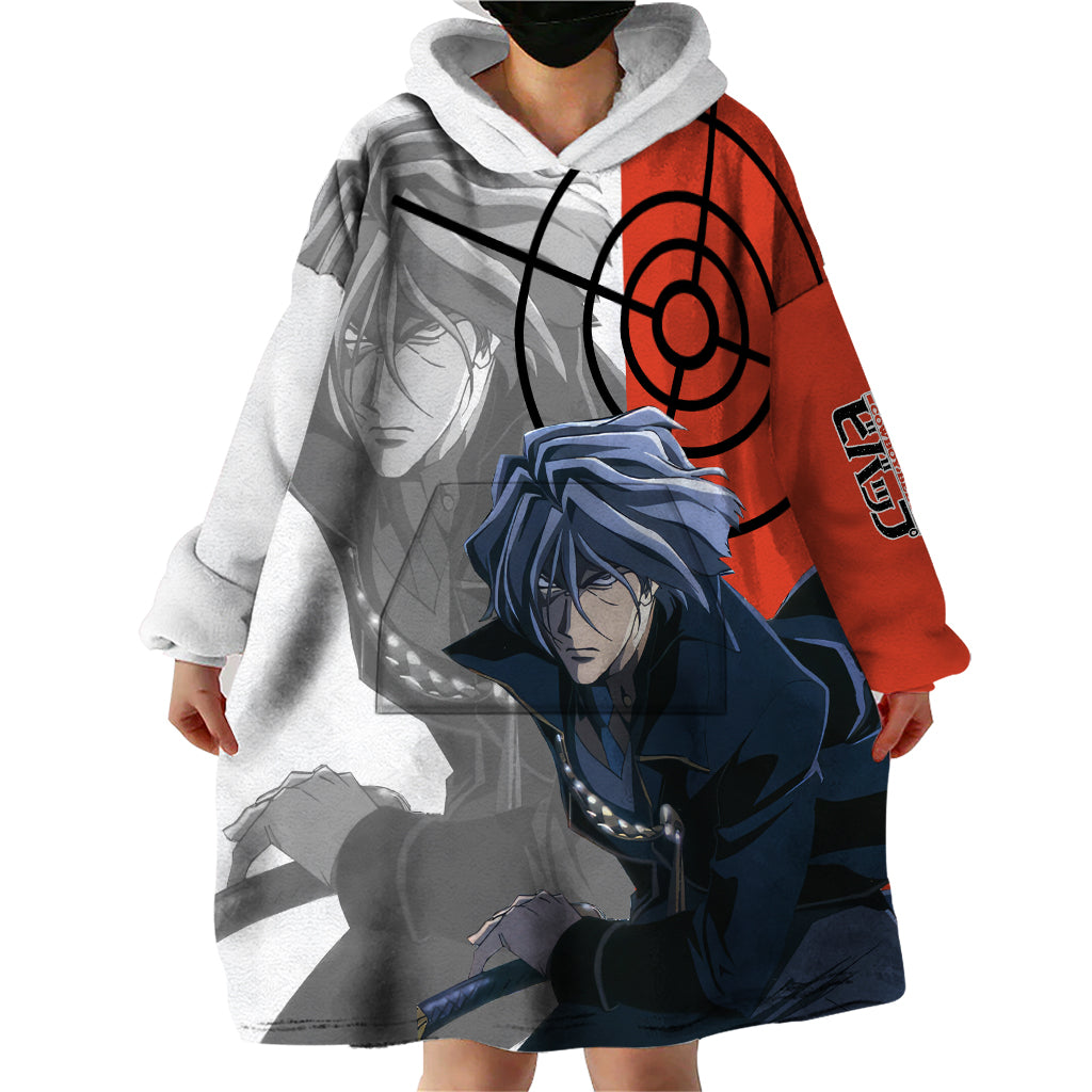 Vicious Cowboy Bebop Wearable Blanket Hoodie Anime Style