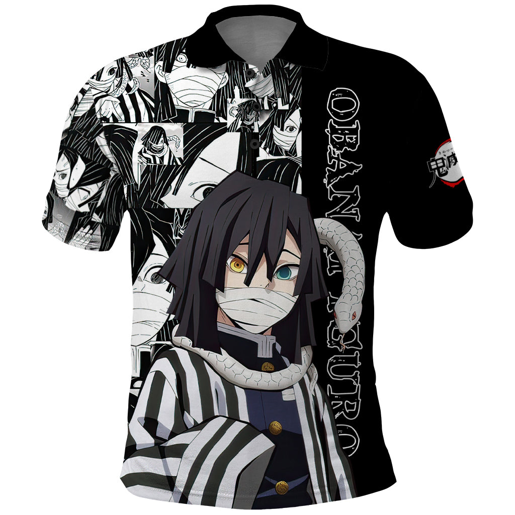 Obanai Iguro Polo Shirt Demon Slayer