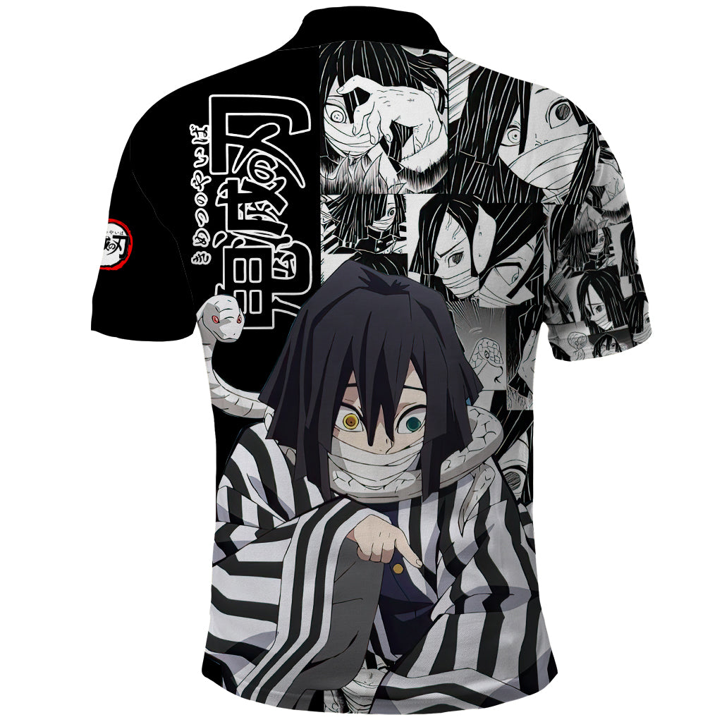 Obanai Iguro Polo Shirt Demon Slayer