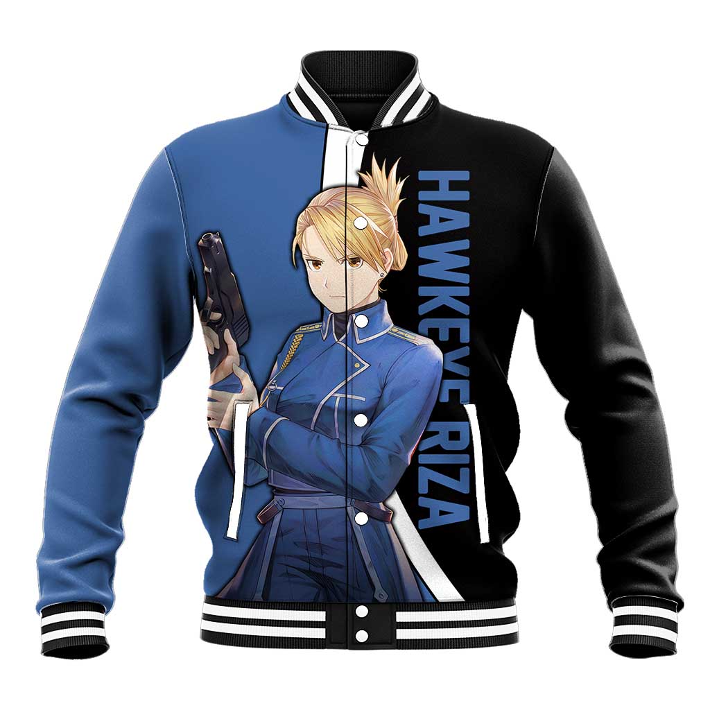 Hawkeye Riza - Fullmetal Alchemist Baseball Jacket Anime Style - The Mazicc