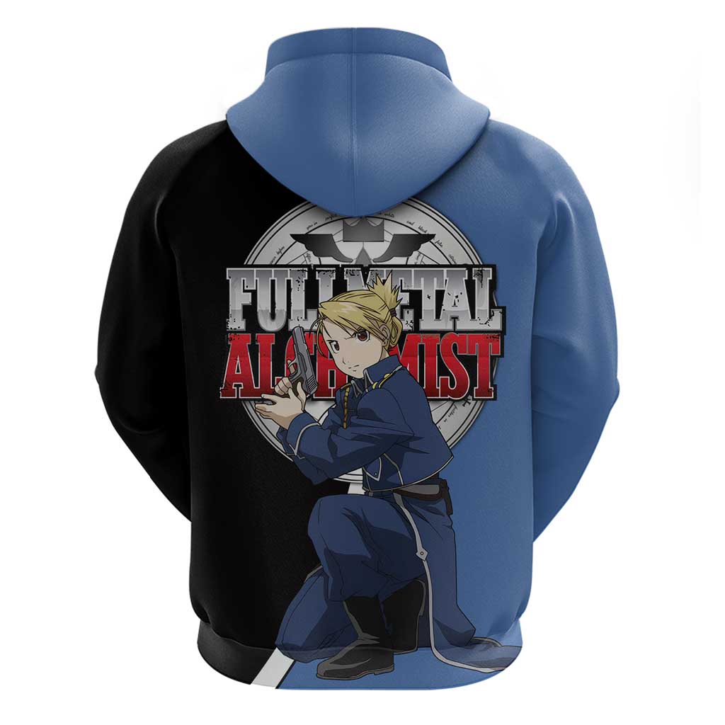 Hawkeye Riza - Fullmetal Alchemist Hoodie Anime Style - The Mazicc